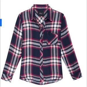 Rails Plaid- Hunter Fuschia Hot Pink Navy